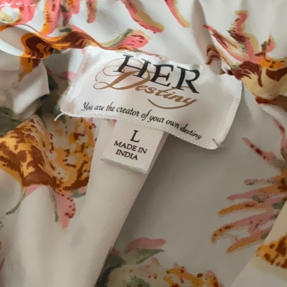 Her Destiny Pineapple Print Women's Skirt Size Large - Picture 6 of 9
